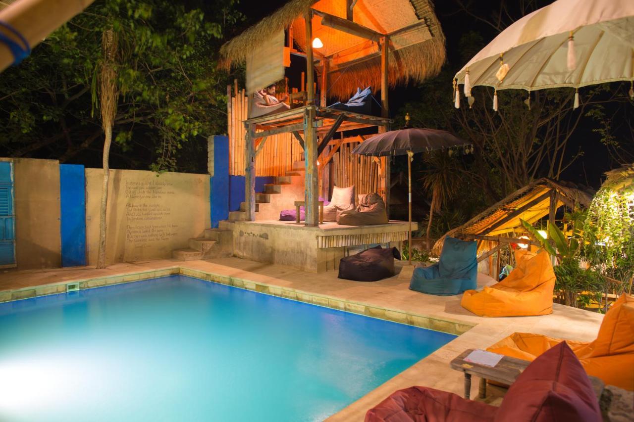 Gili La Boheme Hostel Gili Trawangan Exterior foto